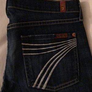 7 for all man kind dojo in dark wash